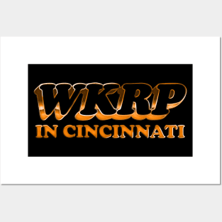 WKRP In Cincinnati /// Retro Gold Style Design Posters and Art